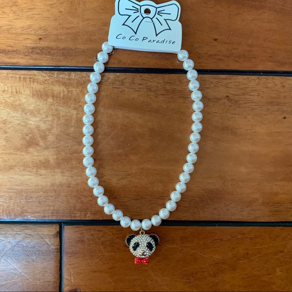 Panda & Pearls Necklace - Picture 2 of 5